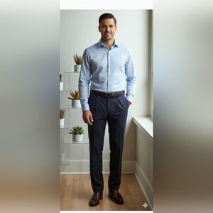 Croft & Barrow Men's Navy Chinos Size 33x32 (EUC)